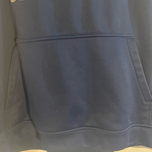 Adidas Navy and Heather Gray Men's hoodie - Picture 3 of 6